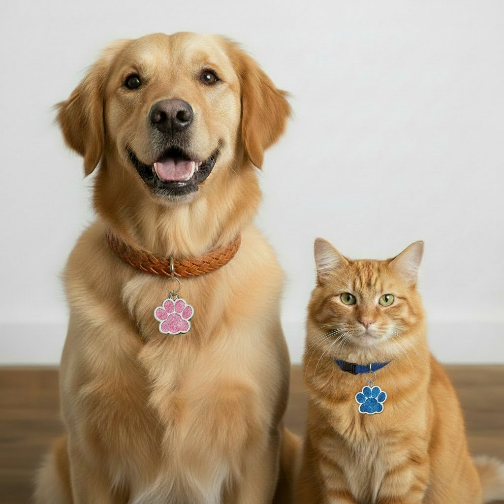 Laser engraved Pet Tag