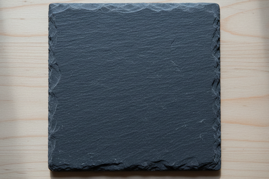 square slate coaster
