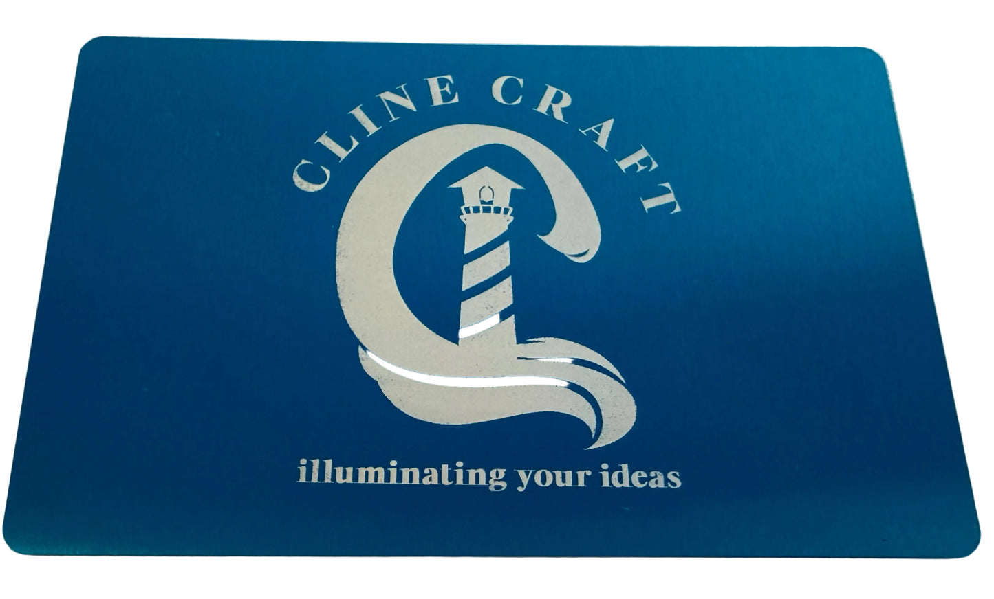 Custom Laser Engraved Metal Business Cards