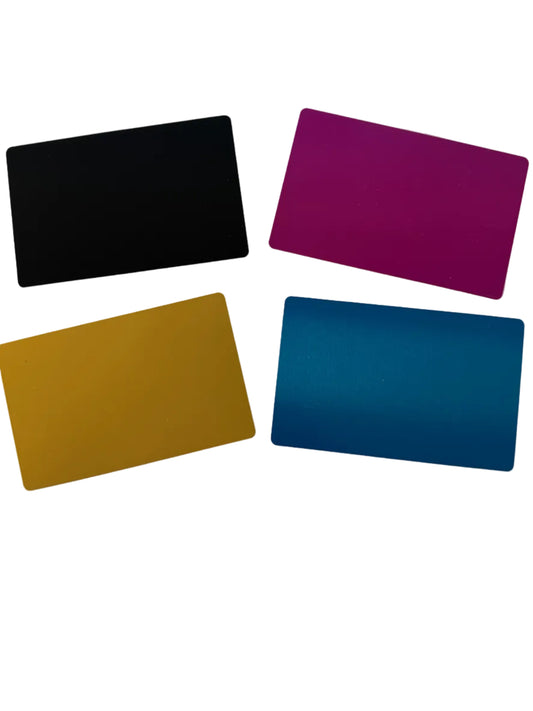 Custom Laser Engraved Metal Business Cards