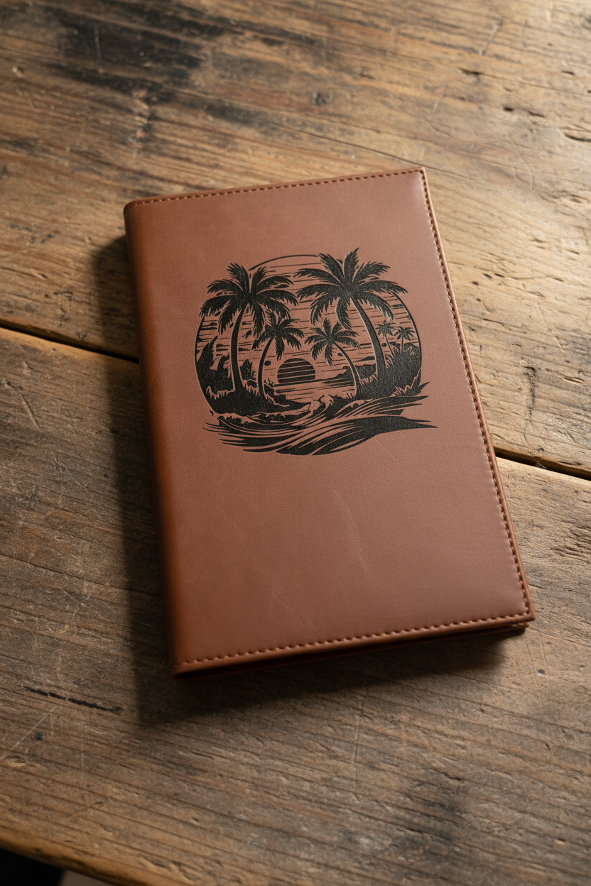 Laserette Notebook Journal-Laser engraved