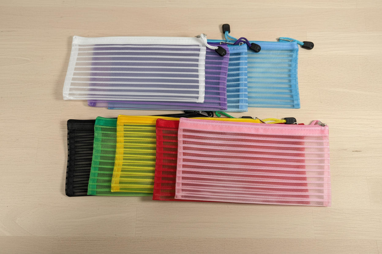 PERSONALIZED LASER ENGRAVED PENCILS AND BAG TAG IN PENCIL POUCH