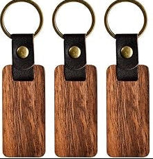 Personalized Wooden Keychain